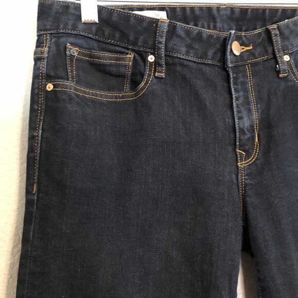 Gap 1969 Always Skinny Jeans 31 Extra Long Dark Wash Denim Straight Leg Pant - Picture 2 of 9